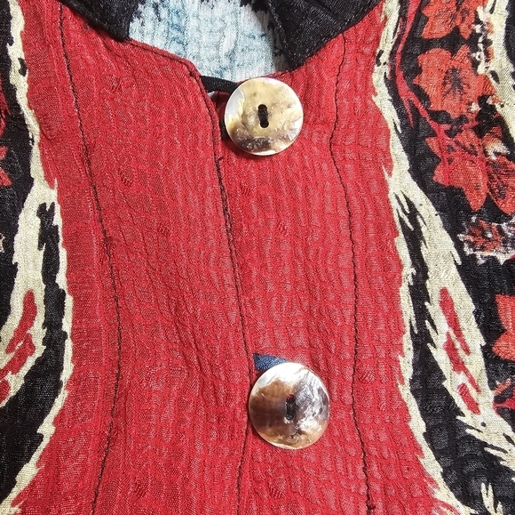 Citron Santa Monica XS Silk Multicolor Cardigan - Picture 4 of 8